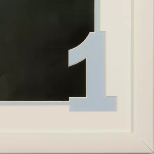 Hvid Nr. 491 Med Dobbelt Passepartout