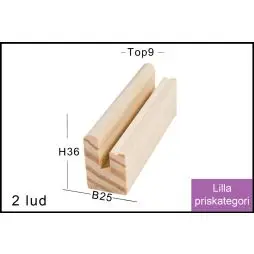 SPEJL I RAMME NR. 2 LUD - Spejle